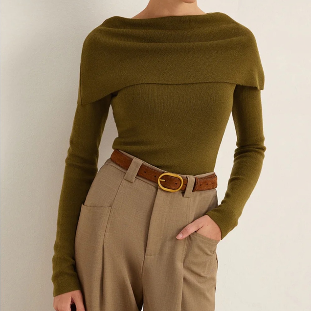 Commense Wool-Blend Skinny Sweater - Picture 10 of 11